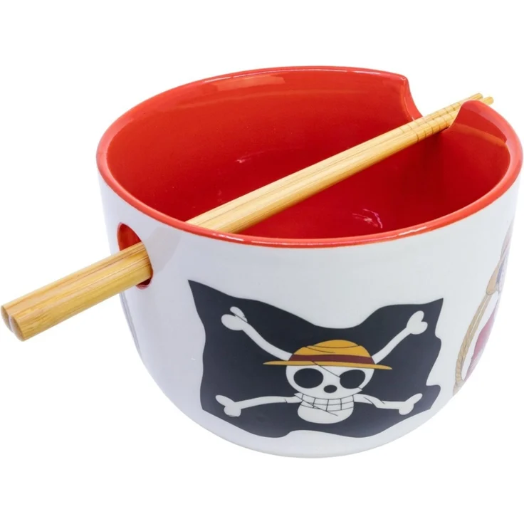 One Piece Ramen Schüssel 2515 ml mit Stäbchen Geschenkbox – Bild 2