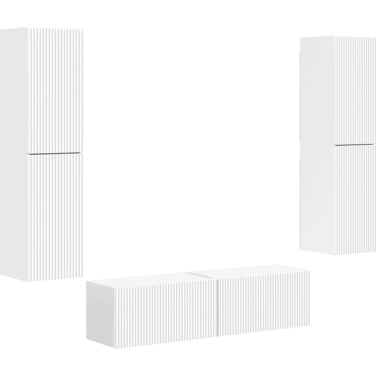 vidaXL TV-Schrankset 6 stk. 31 x 30 x 60 cm Weiß 3409123 – Bild 2