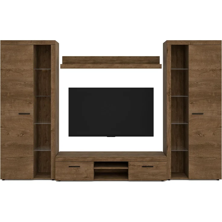 AX LIVING Spacoro XL Schrankwand Wohnzimmer modern Lefkas 300 ohne LED – Bild 2