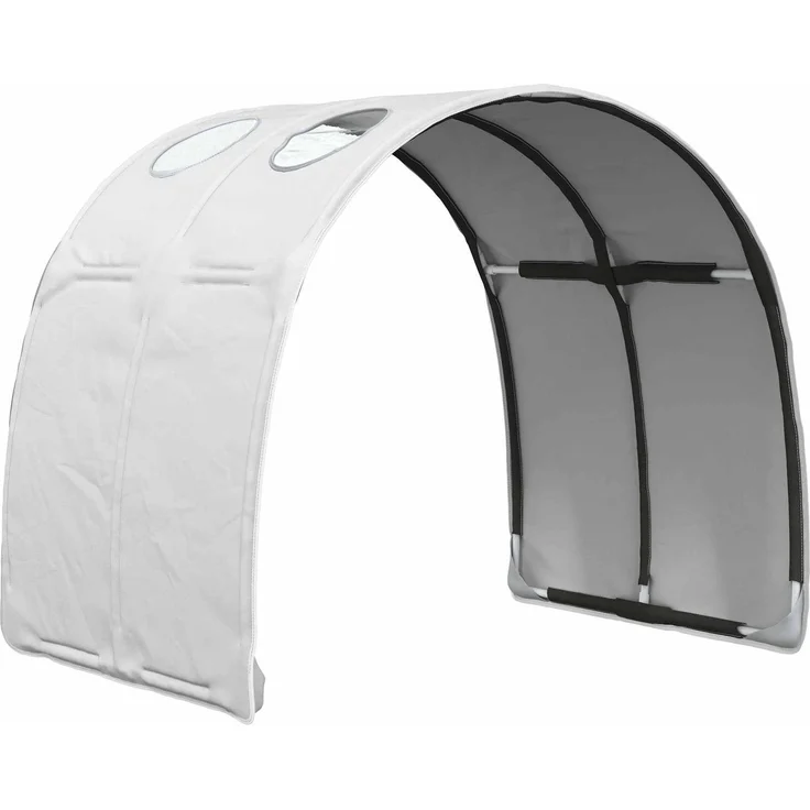 vidaXL Bettunnel 2 pcs Weiß 211 x 67,5 x 2 cm Polyester 893714 – Bild 4