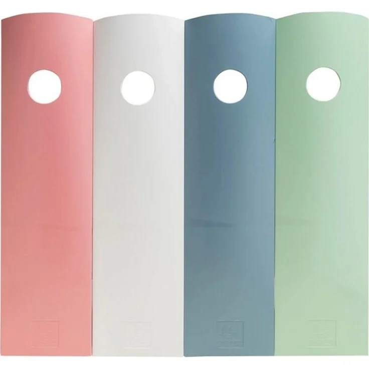 EXACOMPTA Aufbewahrungsbox Set mit 4 Stehsammlern Mag-Cube AutentiK Farben sortiert 182303SETD, Stehsammler – Bild 4