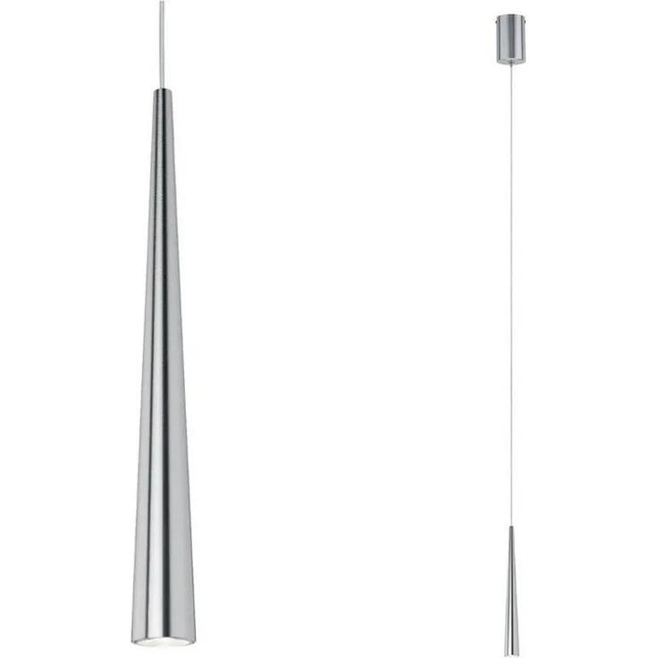 Paulmann No. 70929 LED Pendelleuchte 1-flammig Gutta Alu gebürstet