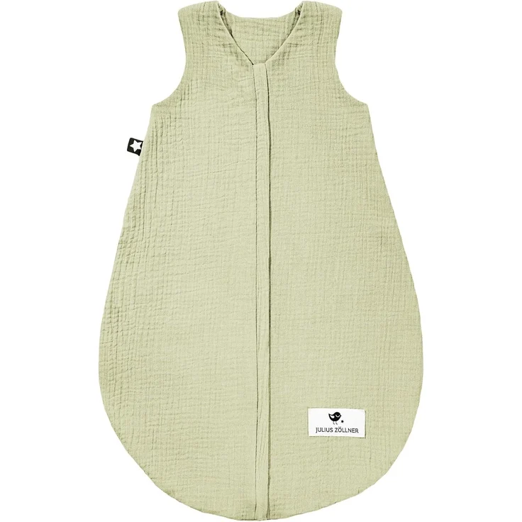 Julius Zöllner Baby Sommerschlafsack Musselin lime 90 cm