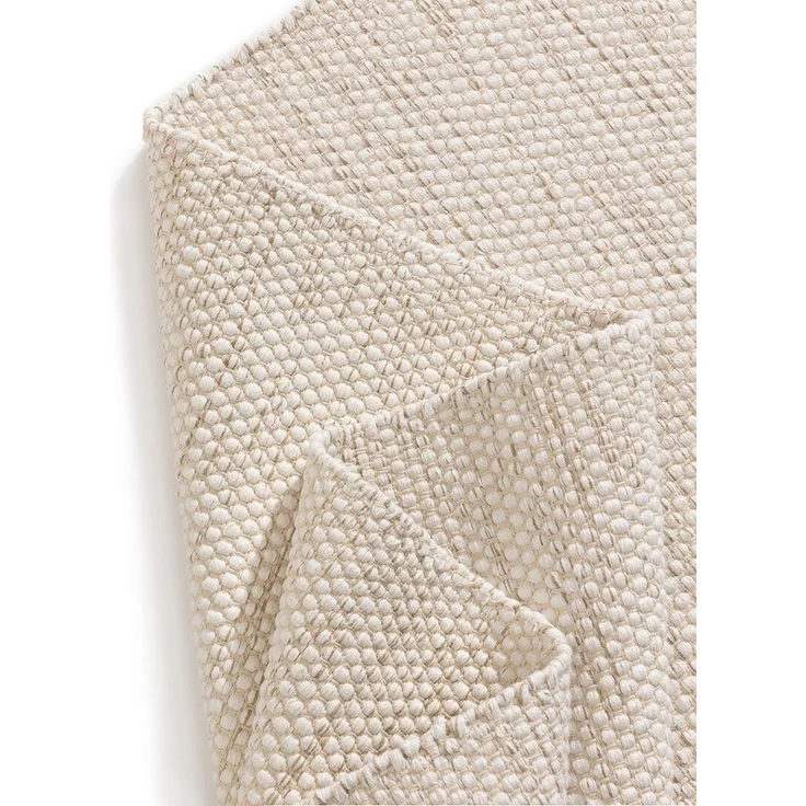 benuta Teppich Ron, rechteckig, Höhe: 5 mm, 100% Baumwollteppich, Minimalistisch, Pflegeleicht, Wohnzimmerteppich – Bild 3