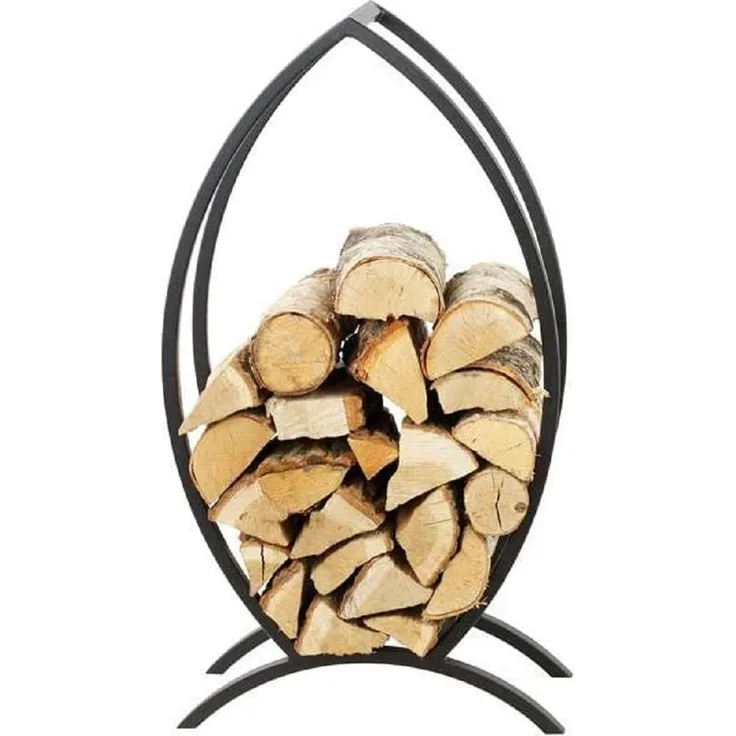 Brennholzregal Kaminholzregal Kaminregal Kaminholz-Regal Magnus oval 90cm hoch R141