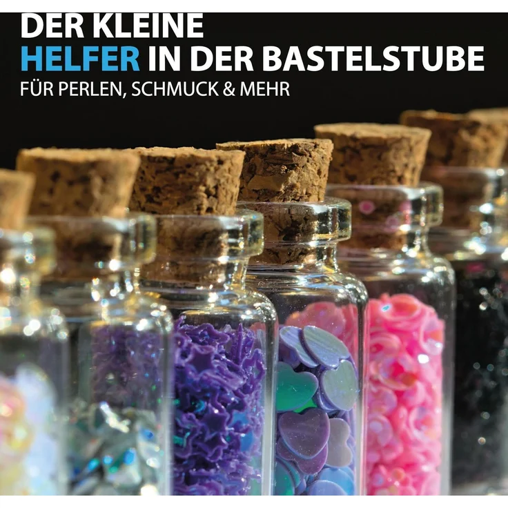 Mini Glasflaschen mit Korken 50ml ( 4er Pack ) - Kleine Glasfläschchen zum Befüllen - Reagenzglas Glas für Hochzeit - Mini Gläser Gastgeschenke – Bild 4
