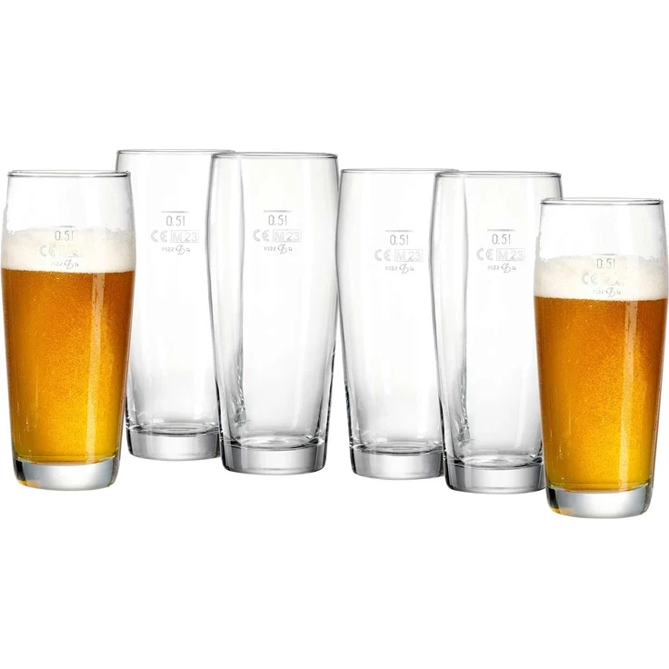 Ritzenhoff & Breker Willi Bierglas 0,5 Liter 6er Set – Bild 1