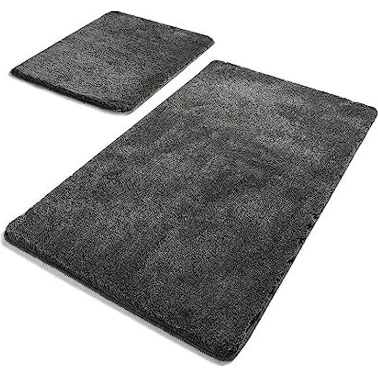 Badteppich-Set (2-teilig) Rauch