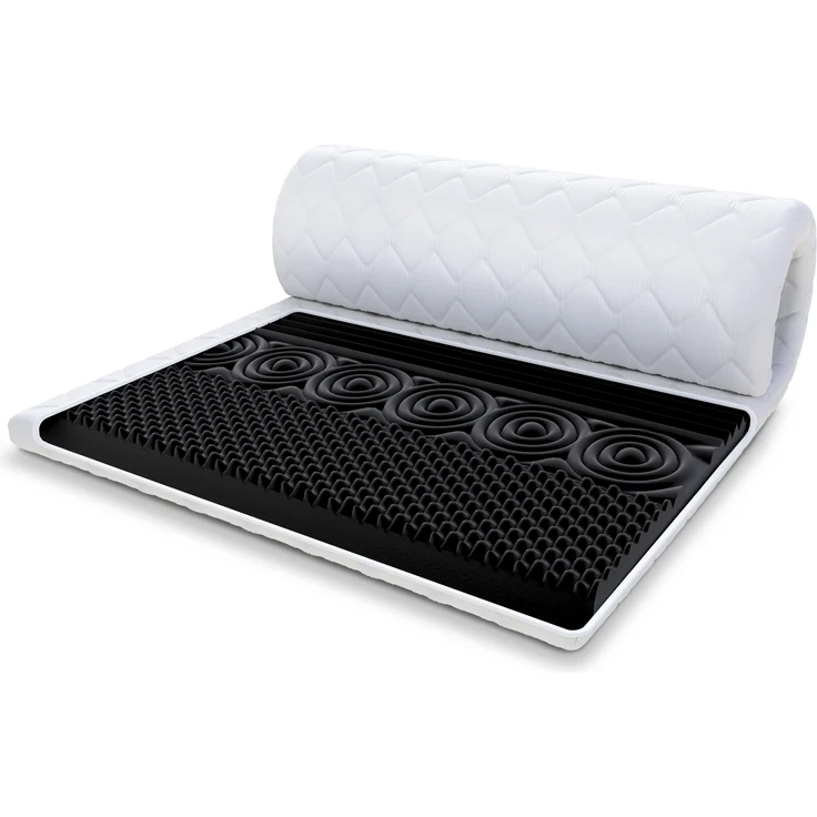 Topper 80x200 cm Matratzenauflage mit HR-Schaum 9 cm Schoner H3 – Bild 1