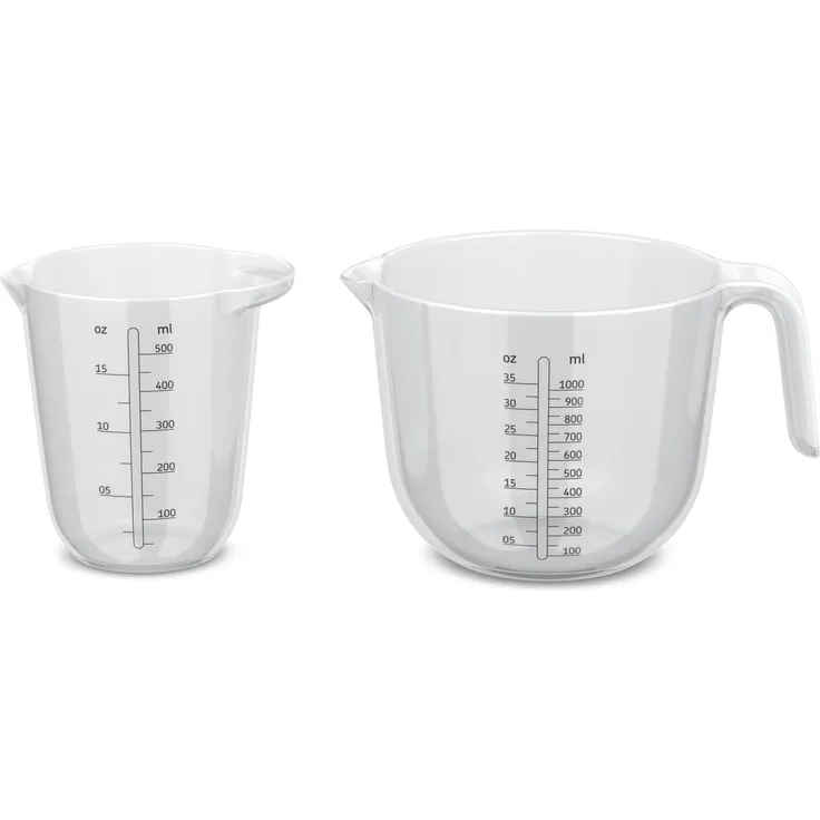 Messbecher-Set ELLIPSE transparent