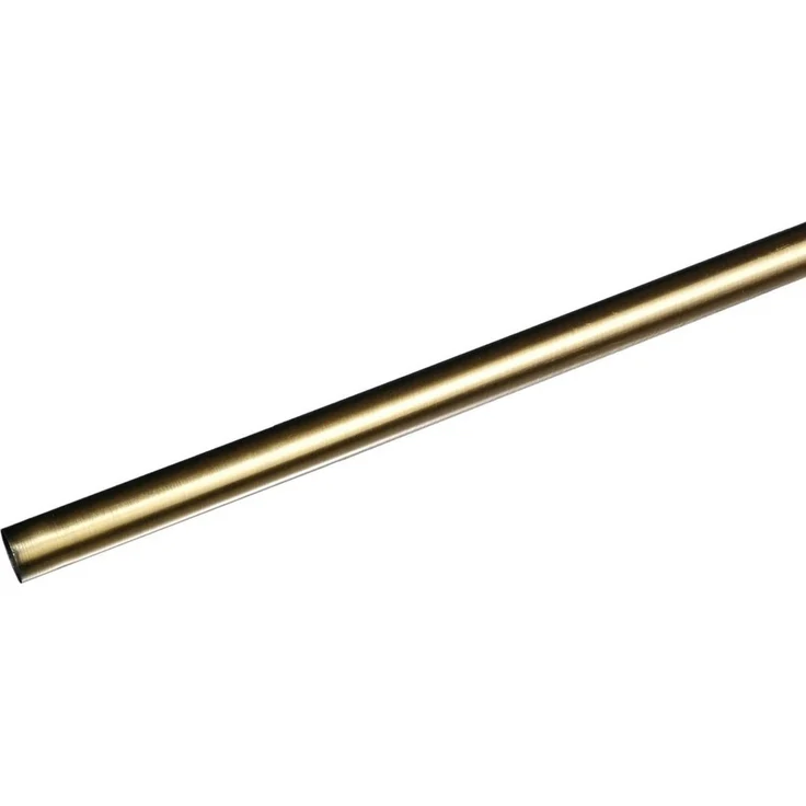Liedeco Gardinenstange Fixmaß, Ø 16 mm, Fixmaß, Metall, 1-läufig im Fixmaß Ø 16 mm – Bild 3