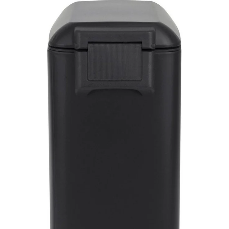 SVITA Mülleimer TS12, Treteimer, 12L, Softclose-Funktion, Stahl pulverbeschichtet, Schwarz – Bild 3