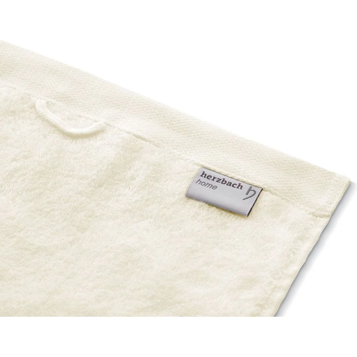 herzbach home Duschtücher Pura 70x140 cm, (2-St), 550g/m², Premium-Qualität, 100% Baumwolle, einfarbig – Bild 1