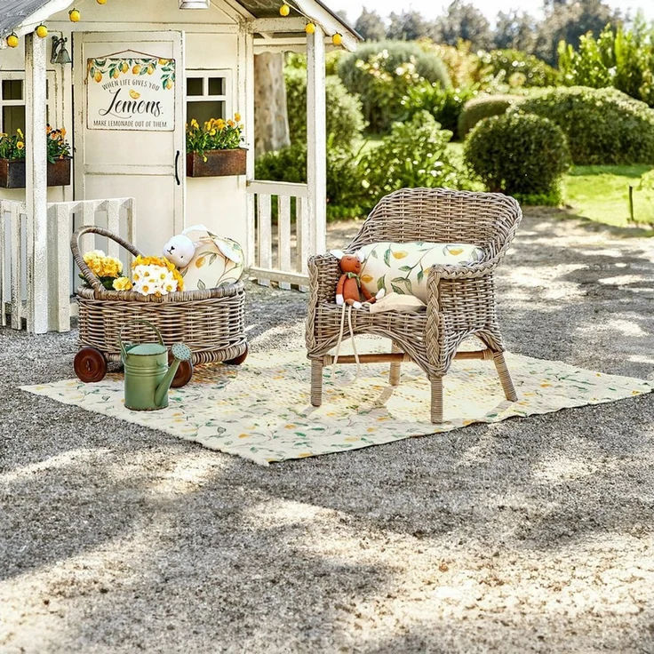 Mirabeau Tagesdecke Plaid Palerina gelb/grün/creme – Bild 3