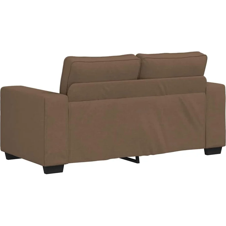vidaXL 2-Sitzer-Sofa Braun 160x77x82 cm Stoff 4105160 – Bild 6