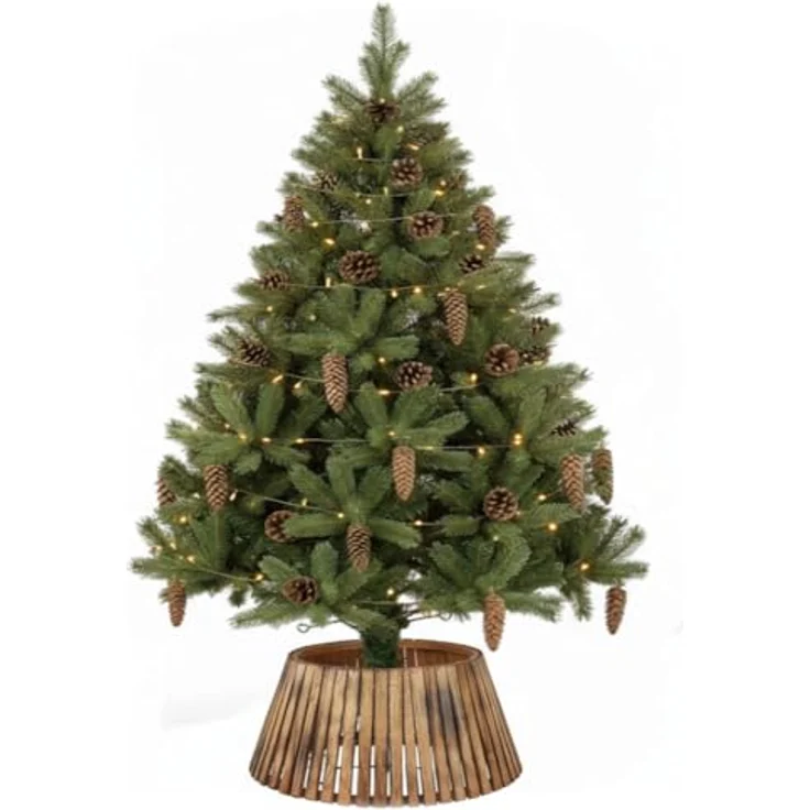 COIL Weihnachtsbaumdecke Weihnachtsbaumabdeckung, Weihnachtsbaumrock, Weihnachtsbaumständer, oval, rechteckig, Durchmesser ab 56 cm – Bild 6