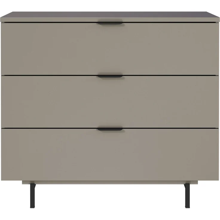 GERMANIA Kommode Tomino, Schubkastenkommode, mit gedämpften Schubladen, B/H/T 105/92/54 cm, Metallsockel – Bild 3