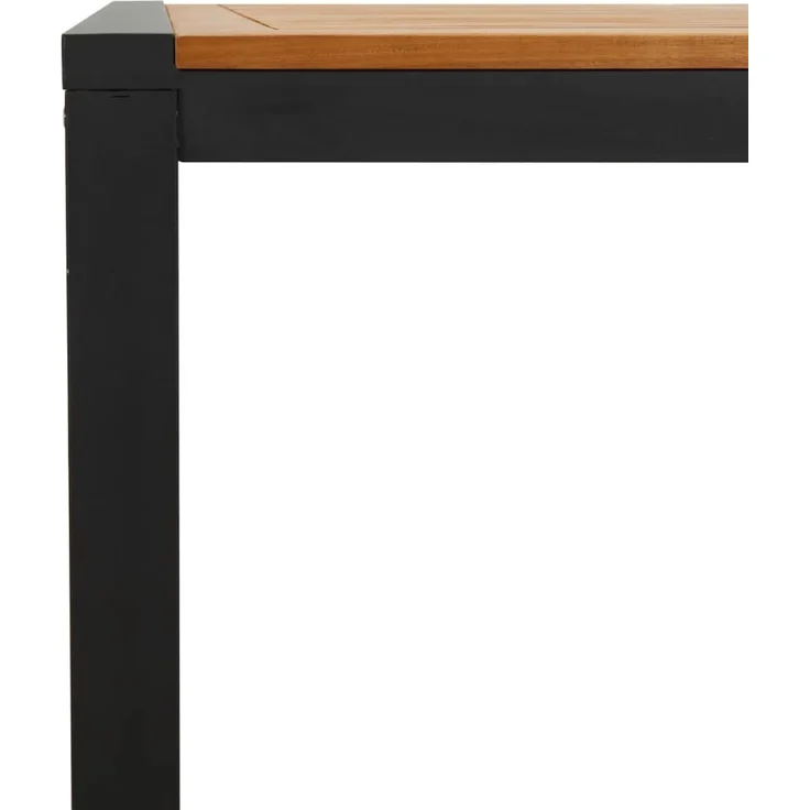 Gartentisch, Balkontisch mit Gestell U-Form 180 x 90 x 75 cm Akazie Massivholz – Bild 7