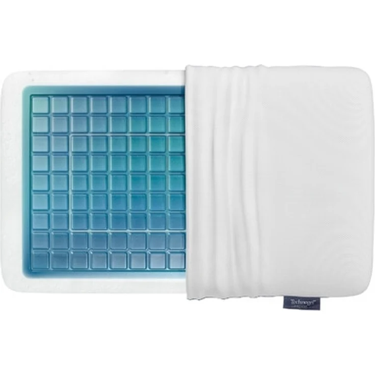 Technogel Deluxe 'Pixel' Nackenstützkissen, Viscoschaum/Gel, 66 x 40 x 11 cm – Bild 1