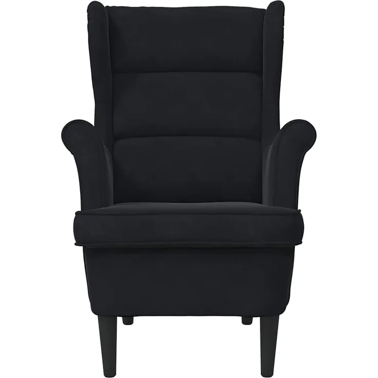 vidaXL Sessel Schwarz 71 x 92 x 91 cm Samt 42012826