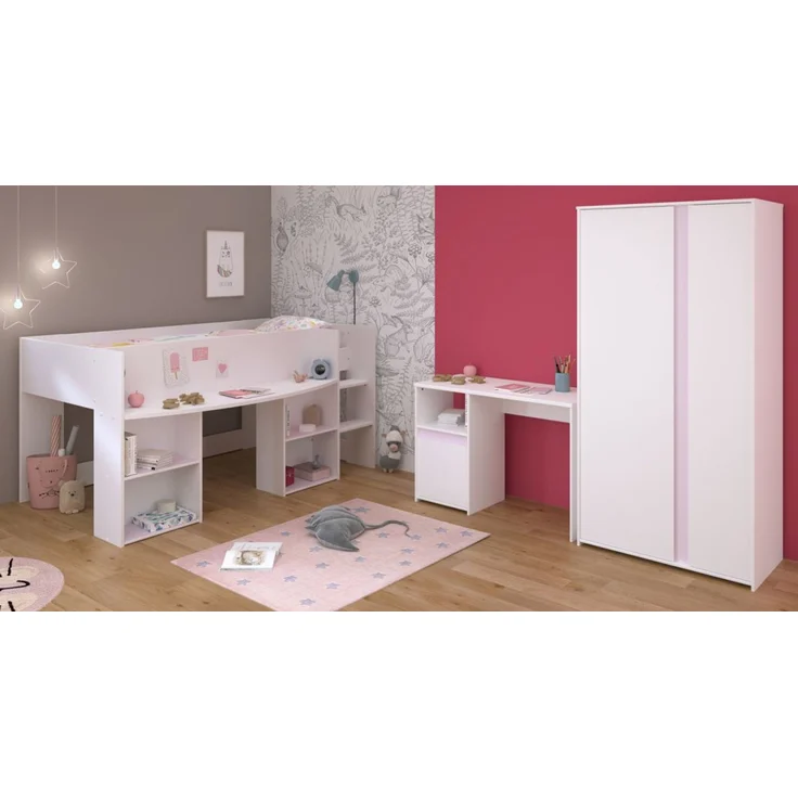 Parisot Kinderzimmer und Jugendzimmer Pirouette in weiß Set 3-tlg. – Bild 2
