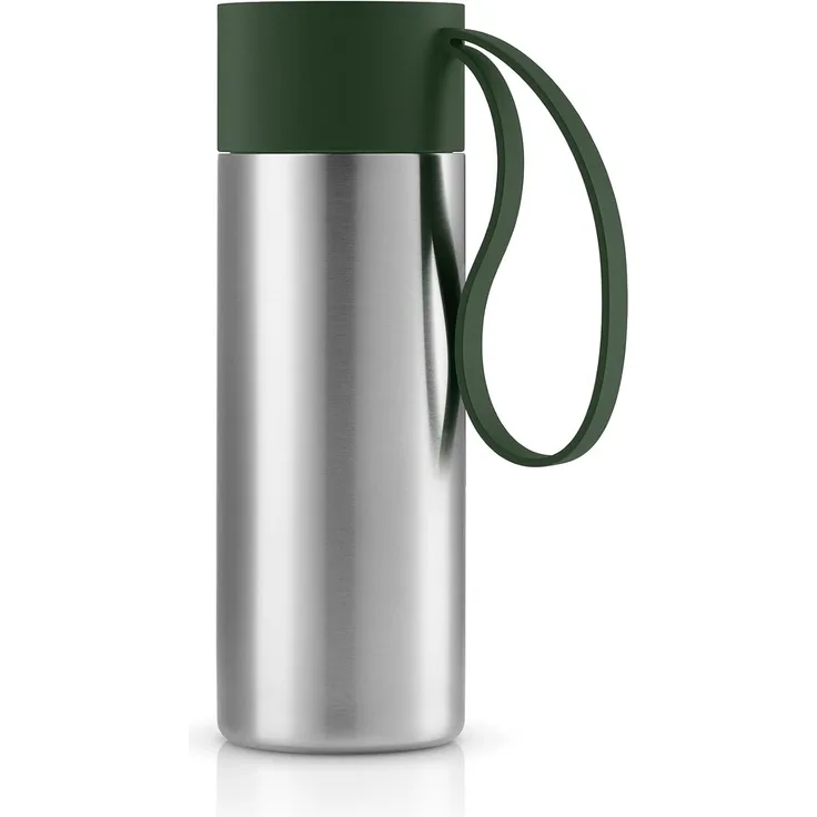 Eva Solo To Go Cup, Edelstahl, Kunststoff, Silikon, Emerald Green, 0. 35 L, 567037