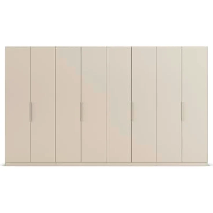 Rauch Möbel MYLORA, Kleiderschrank, Farbe Beige, Breite 360 cm | Schrank mit patentiertem Schnellmontagesystem, 8-türig, Zubehör Comfort, für Schlafzimmer, Ankleidezimmer, Garderobe – Bild 11