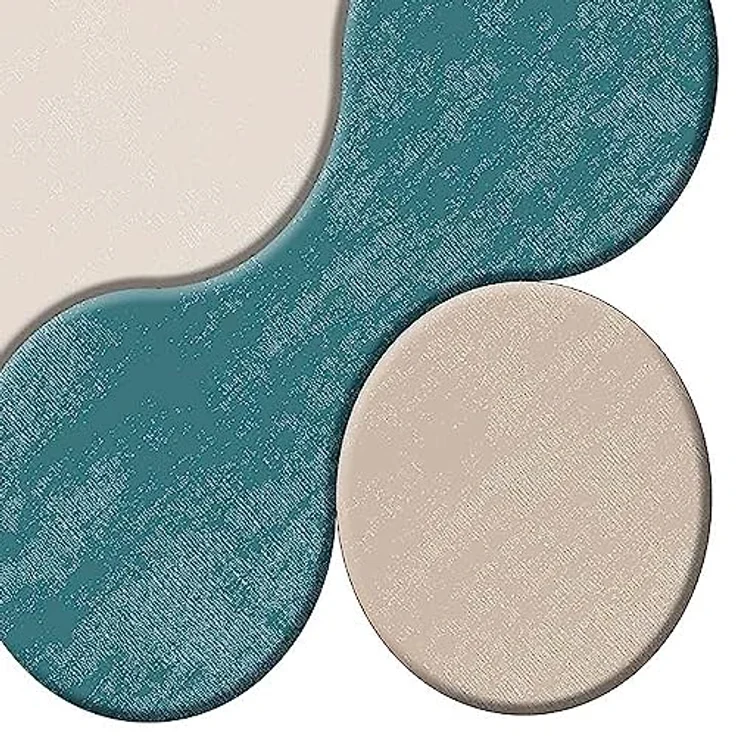 Badvorleger-Set (2-teilig) blau – Bild 5