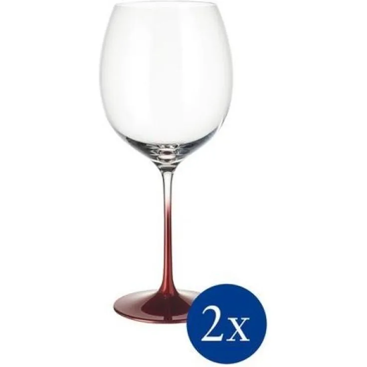 Villeroy & Boch Signature Allegorie Premium Rosewood Rotweinglas Burgunder Set 2tlg. je 24,7cm 780ml A U S L A U F !