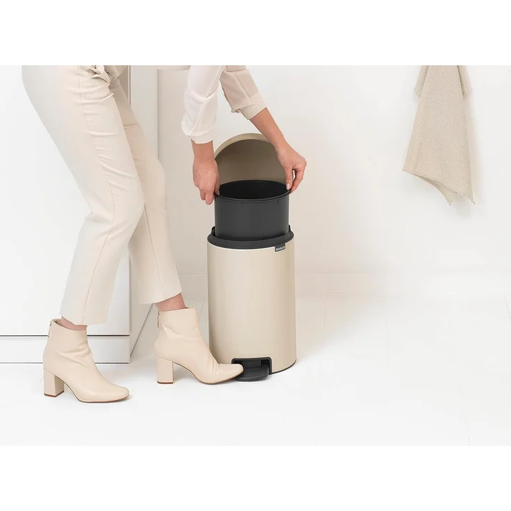Brabantia 'NewIcon' Treteimer, Soft Beige, 12 Liter – Bild 6