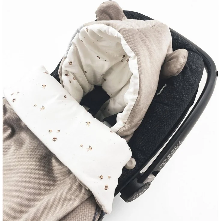 BABEES Fußsack BABYFUßSACK für Babyschale Frühling Übergang warm mit Füllung, Einschlagdecke Fußsack Schlafsack Baby Kinderwagen GANZJÄHRIG – Bild 2