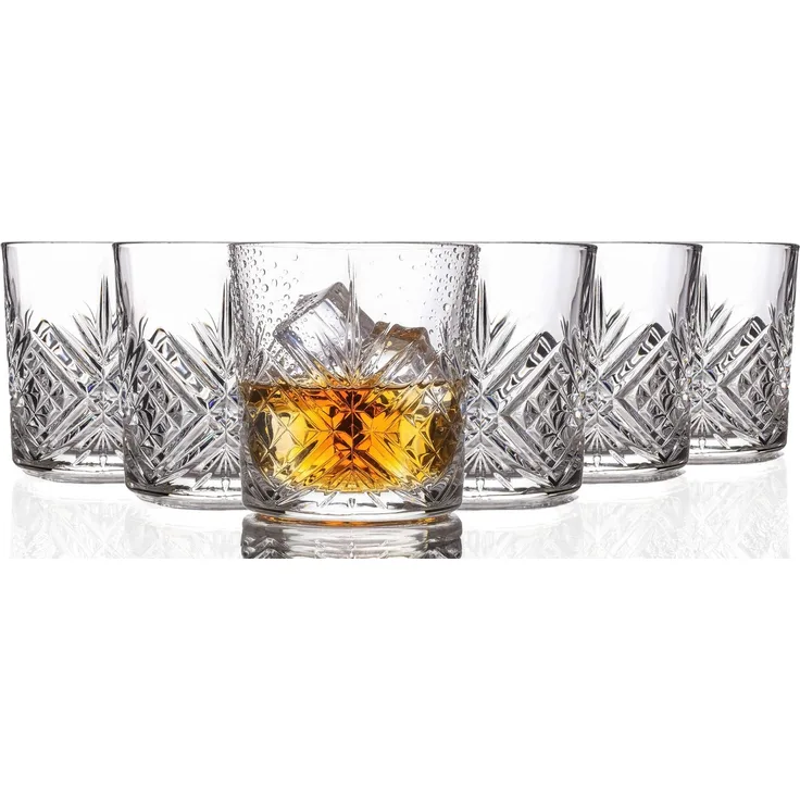 Eugene Transparent, Whiskybecher 6-tlg (mo)