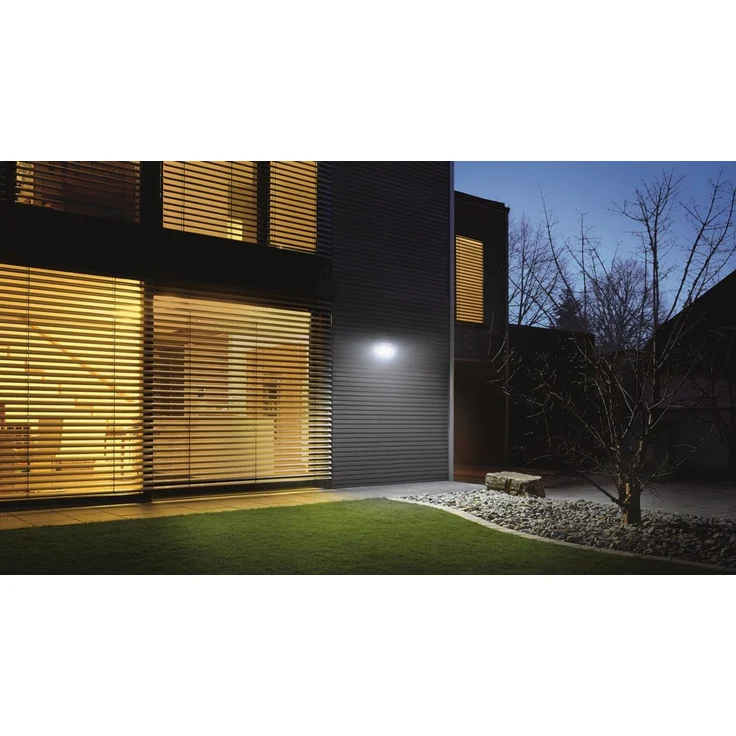 Steinel 'Xsolar L-S ONE' LED-Außenwandleuchte mit 140° Bewegungsmelder, Kunststoff weiß, 2500 mAh – Bild 1