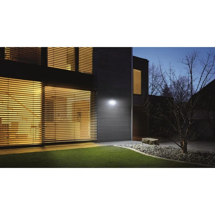 Steinel 'Xsolar L-S ONE' LED-Außenwandleuchte mit 140° Bewegungsmelder, Kunststoff weiß, 2500 mAh