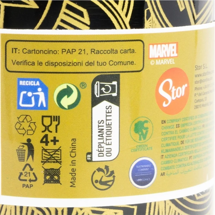 Avengers Thermoflasche 515 ml aus Edelstahl doppelwandig für warme und kalte Getränke – Bild 5