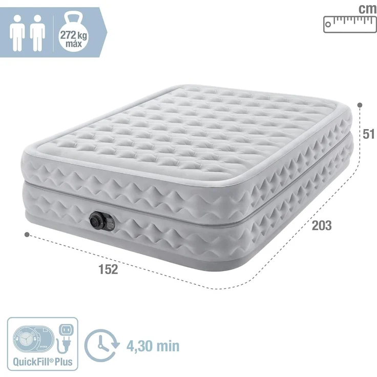 Intex Queen Supreme AIR-Flow AIRBED with Fiber-TECH BIP – Bild 4