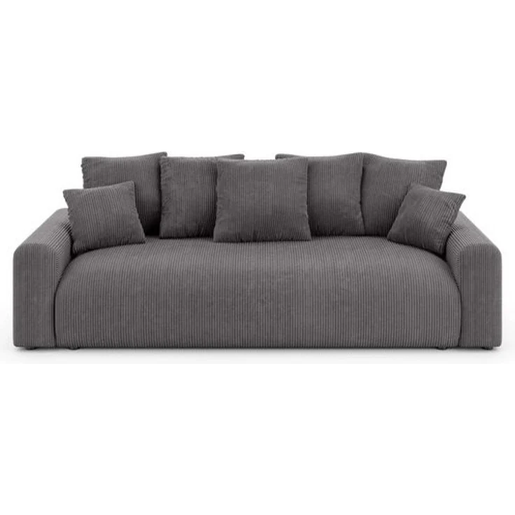 Home affaire Big-Sofa LAKESIDE klein 3-Sitzer Schlafsofa mit Bettkasten, Breite 238 cm, Liegefläche 149x195 cm, hoher Sitzkomfort, Maße B/T/H: 238/98/85cm – Bild 4