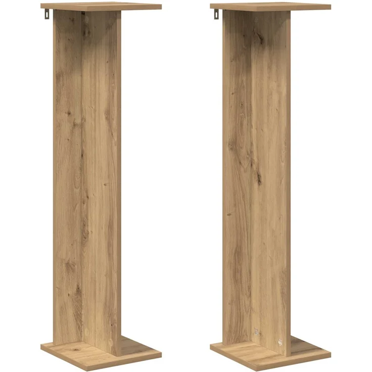 vidaXL Pflanzenständer 2 stk. Artisan-Eiche 25 x 25,5 x 100,5 cm 899641 – Bild 2