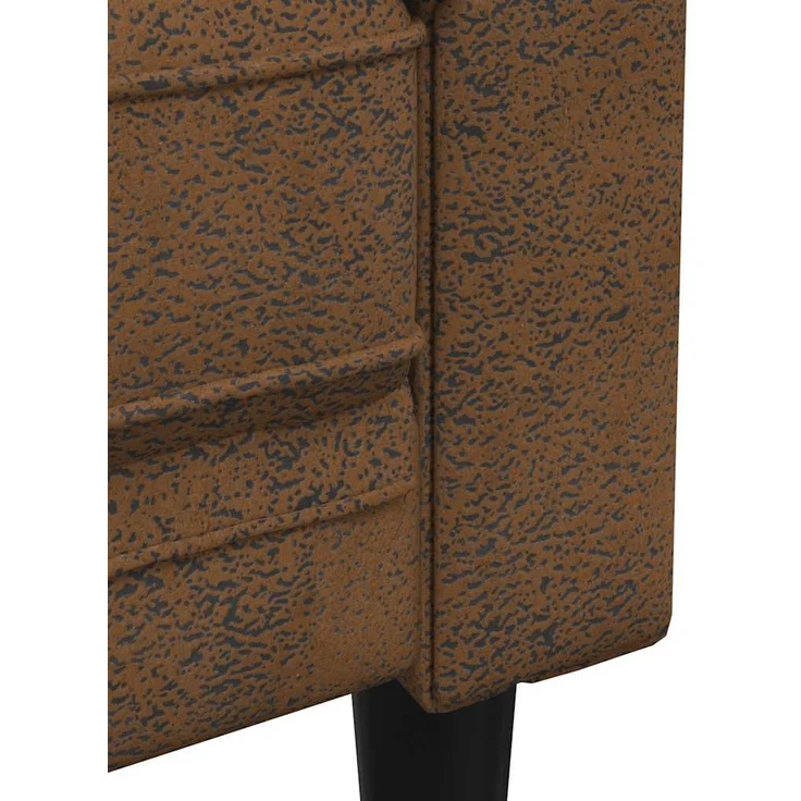 vidaXL Chesterfield-Sessel Braun Stoff 372546 – Bild 7