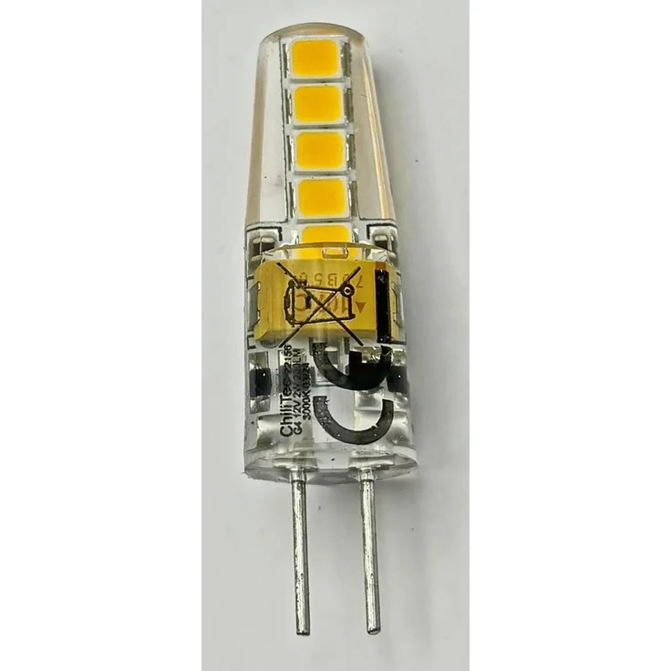 LED Stiftsockellampe G4 "Silikon W2"3000k, 200lm, 300°, 12V/2W, warmweiß – Bild 7