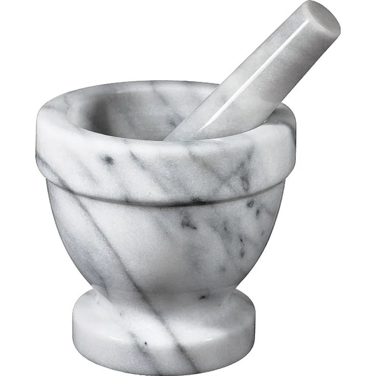 Mörser mit Fuß MARMOR 12 cm