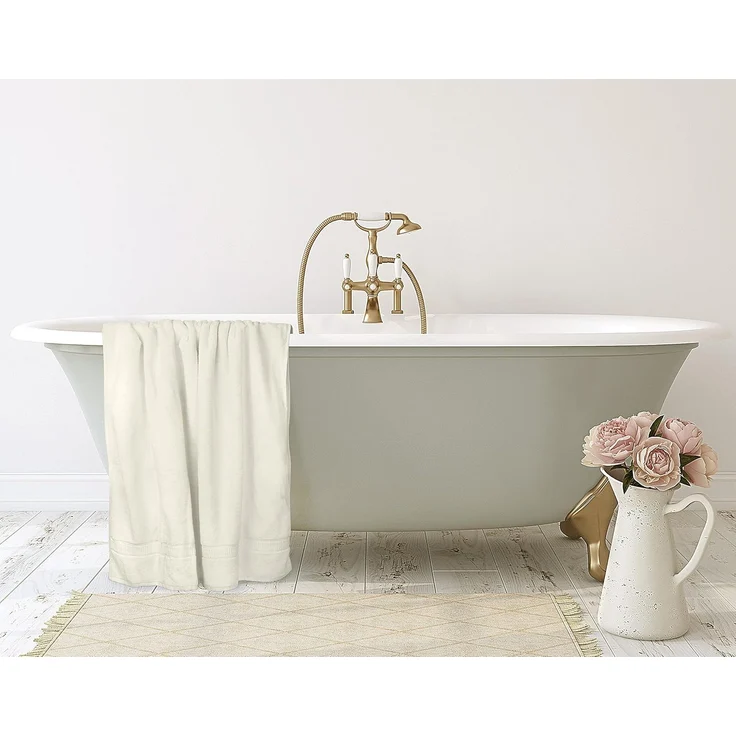 Utopia Towels,Luxuriöses Jumbo-Badetuch,100% ringgesponnene Baumwolle, extra großes Badetuch – superweiches Hotel-Qualitätshandtuch (89x178 cm, 2er-Pack) (Elfenbein) – Bild 8