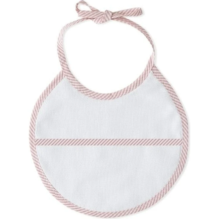 Baby BadePoncho 1x1 m Bademantel Kapuzenbademantel PUNTO DE CRUZ rosa LISO & Lätzchen für Neugeborene 100% Baumwolle – Bild 3