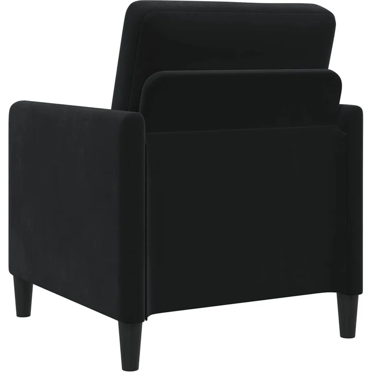 vidaXL Sofa Set mit Stauraum 2 stk. Schwarz Polyester 3429252 – Bild 5