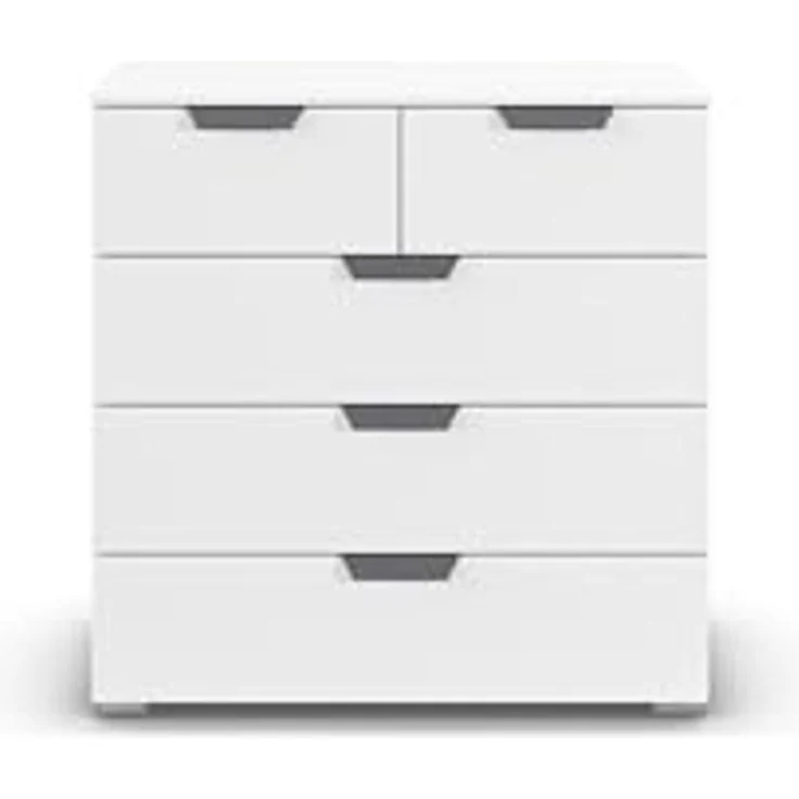 rauch Aditio Box, Kommode, 5 Schubladen, mit Softclose-Funktion, Farbe Weiß, BxHxT 80x81x42cm – Bild 6