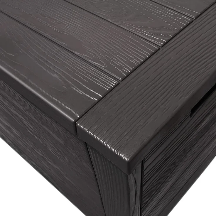 Kissenbox Woody 120 cm, anthrazit – Bild 4