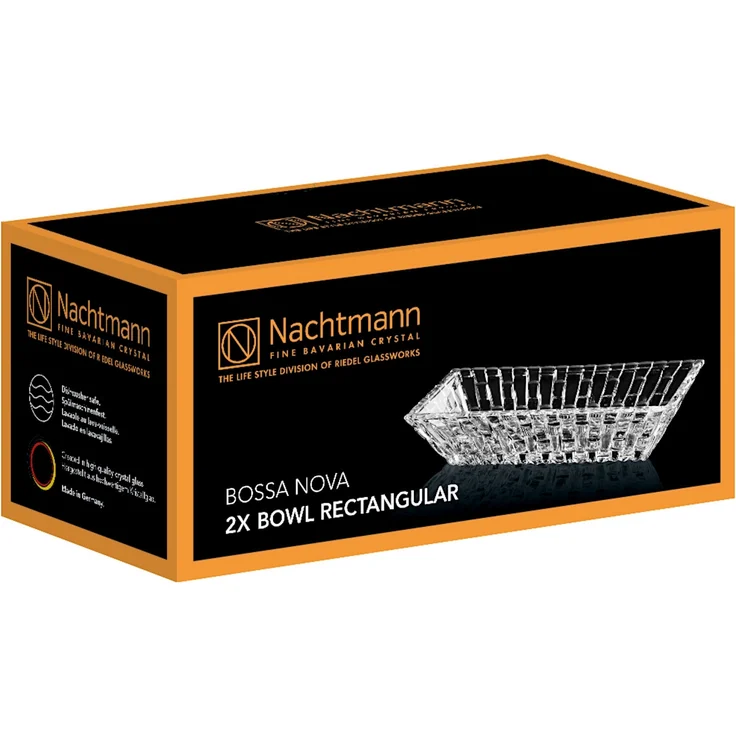 NACHTMANN 97783 BOSSA NOVA Schale rechteckig 17 cm 2er Set – Bild 4