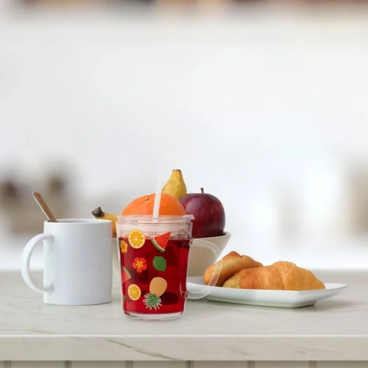 2er Set Kindergläser mit Früchte-Motiv – Bild 2