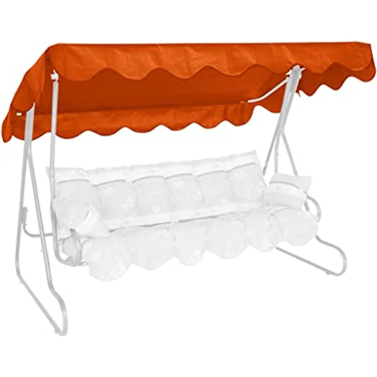 Angerer Freizeitmöbel Sonnendach für 3-Sitzer Hollywoodschaukel, terracotta, 210 x 145 cm, wasser- und schmutzabweisend, lichtecht, abwischbar – Bild 2