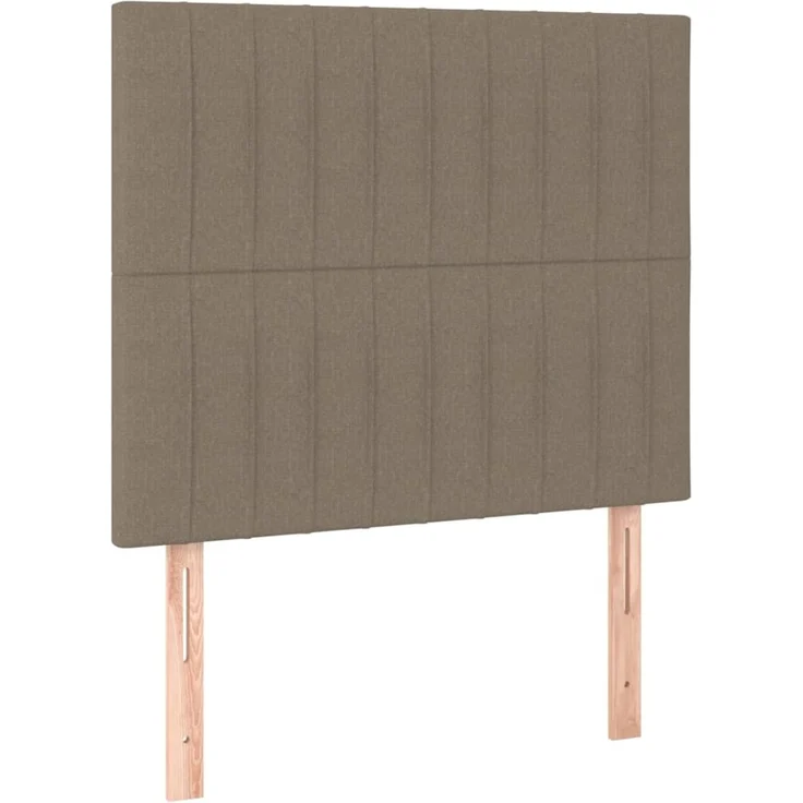 vidaXL Kopfteile 2 Stk. Taupe 80 x 5 x 78/88 cm Stoff 3116548 – Bild 2